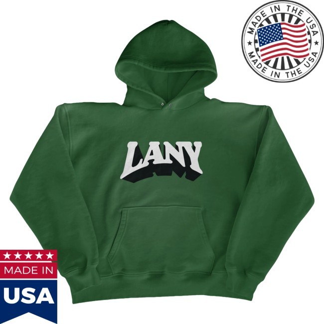 LANY Merch "I Kinda Wanna Listen to LANY” Hoodies (Green)