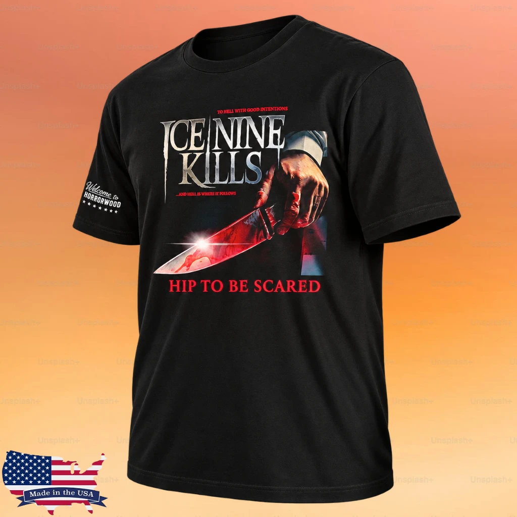 Ice Nine Kills Hip To Be Scared Welcome To Horrorwood Tee