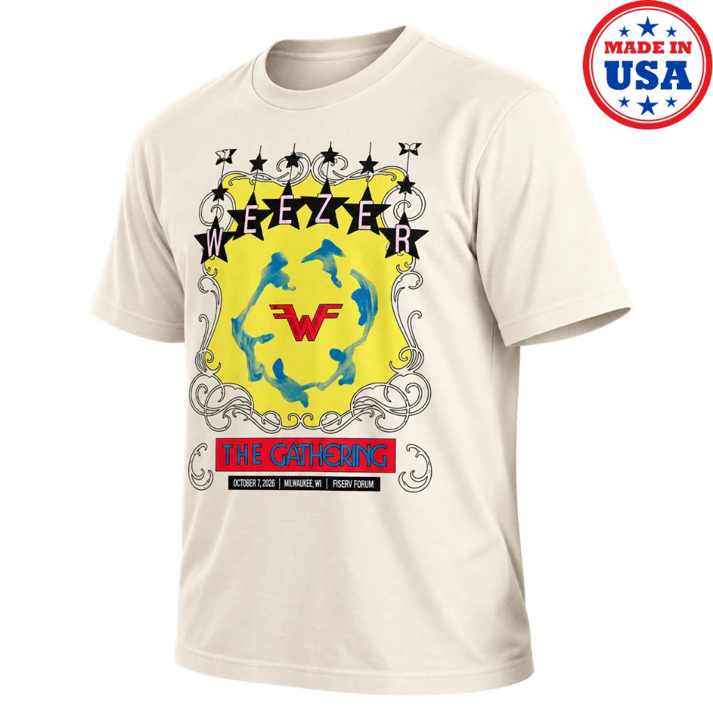 Weezer Fiserv Forum Milwaukee Unisex Tee